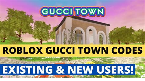 promo code gucci town roblox|gucci town codes free.